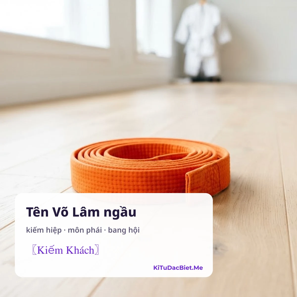 Tên Võ Lâm ngầu ghép kí tự đặc biệt kiếm hiệp